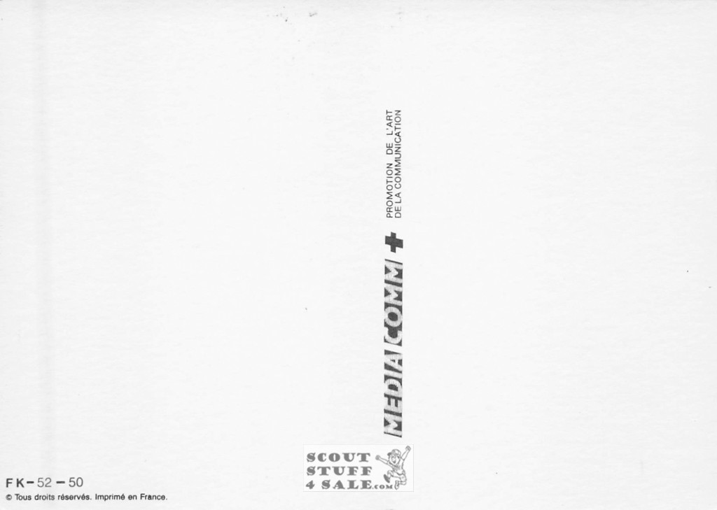 Japan Band Quiet Life Album French Postcard, Media Comm #FK-52