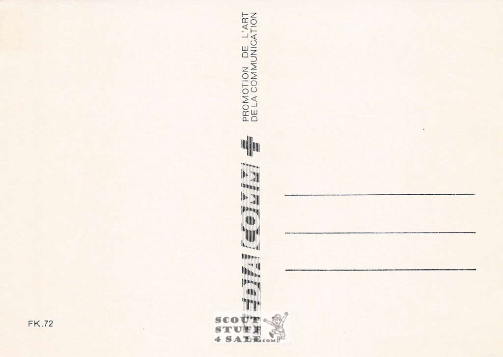 Sting French Postcard, Media Comm #FK-72