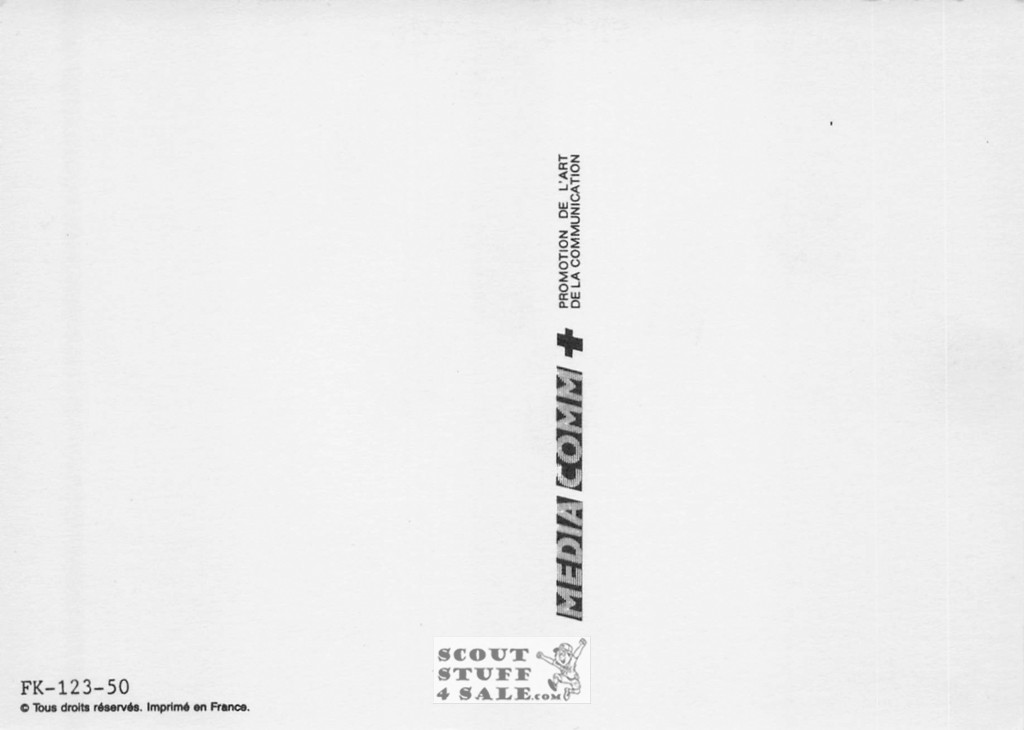 Megadeth French Postcard, Media Comm #FK-123