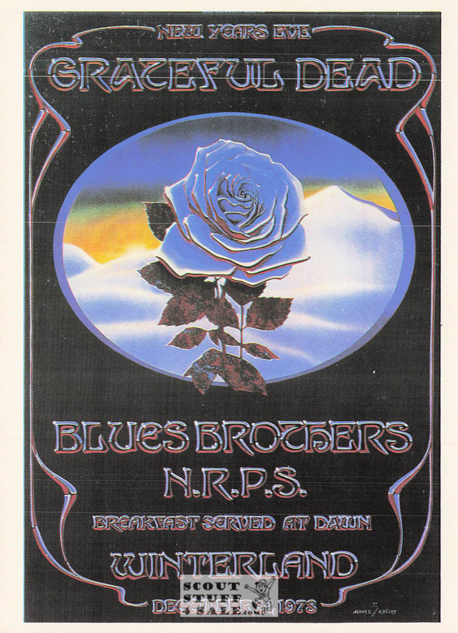 Grateful Dead 1978 Concert French Postcard, Media Comm #FK-148