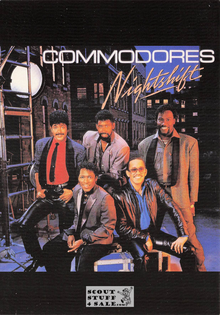 Commodores Night Shift Album French Postcard, Media Comm #RECORD32