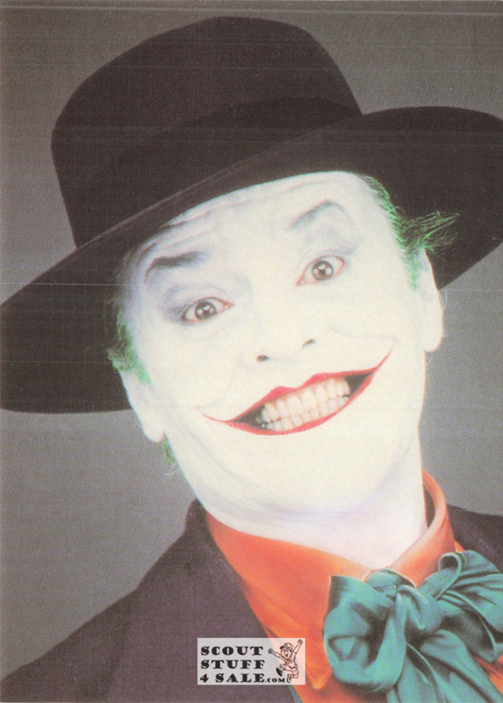 Jack Nicholson as the Joker, Batman Postcard, DC Comics, Ludlow Sales #BM9