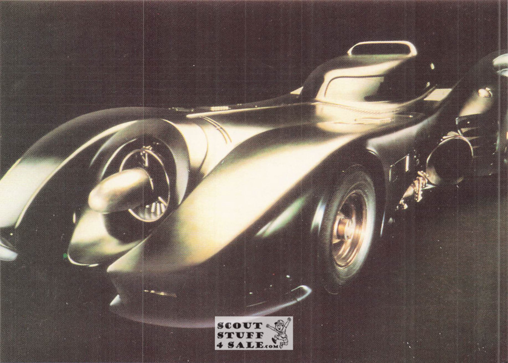 The Batmobile, Batman Postcard, DC Comics, Ludlow Sales #BM11
