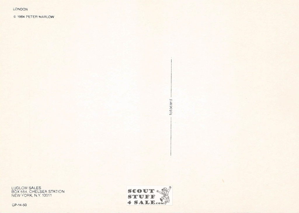 Punk Subculture Model Postcard, London, Photo by Nils Jorgensen, Ludlow Sales #CP14