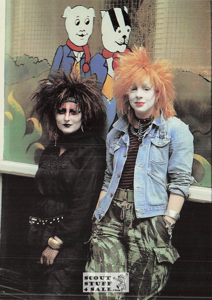 Punk Subculture Model Postcard, London, Photo by Nils Jorgensen, Ludlow Sales #CP15