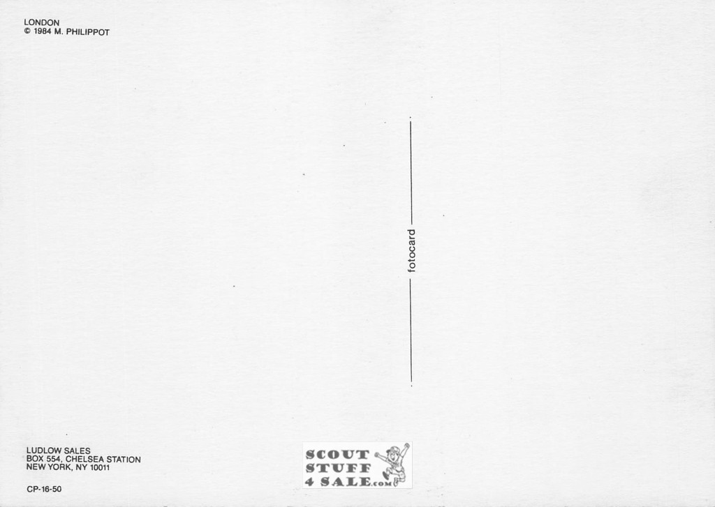 Punk Subculture Model Postcard, London, Photo by Nils Jorgensen, Ludlow Sales #CP16