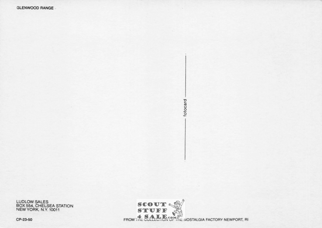 Glenwood Ranges Advertisement, Ludlow Sales #CP23