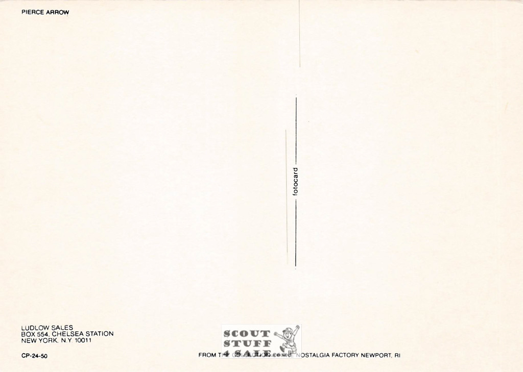 Pierce Arrow Automobiles Advertisement, Ludlow Sales #CP24
