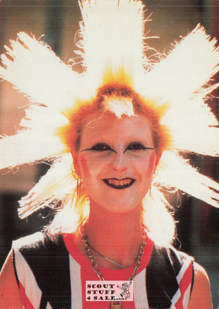 Punk Subculture Model Postcard, London, Ludlow Sales #CP37