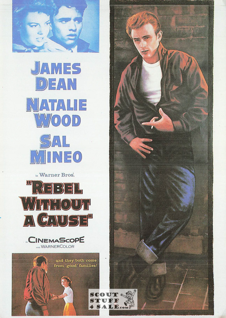 Rebel Without A Cause Movie Poster Postcard, Ludlow Sales #CP48