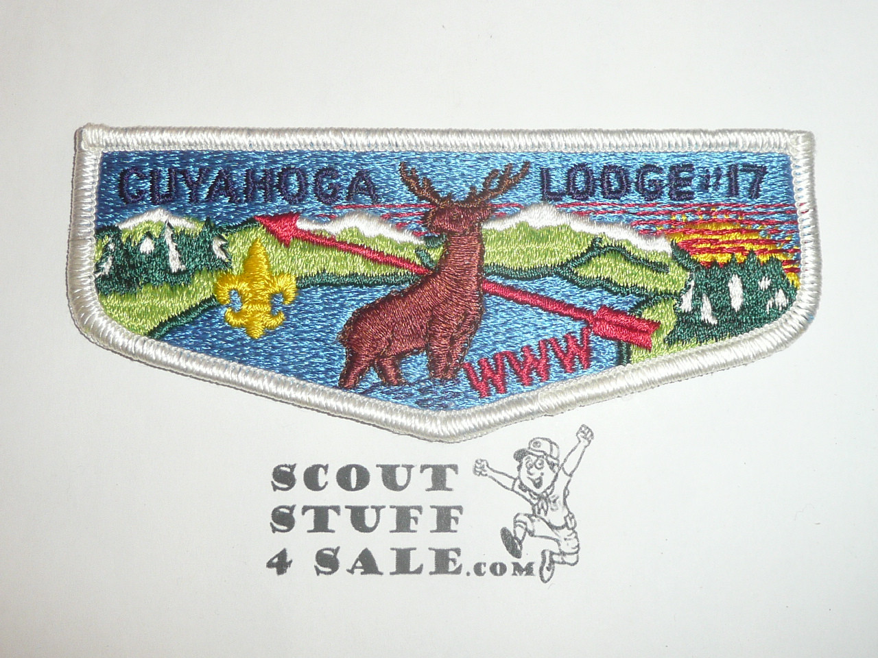 Order of the Arrow Lodge #17 Cuyahoga s21 Flap Patch