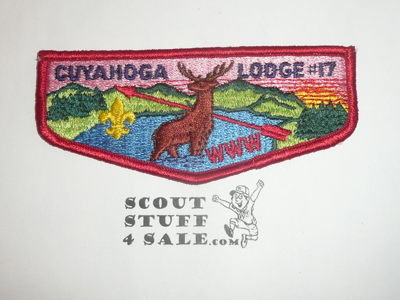 Order of the Arrow Lodge #17 Cuyahoga s23 Flap Patch