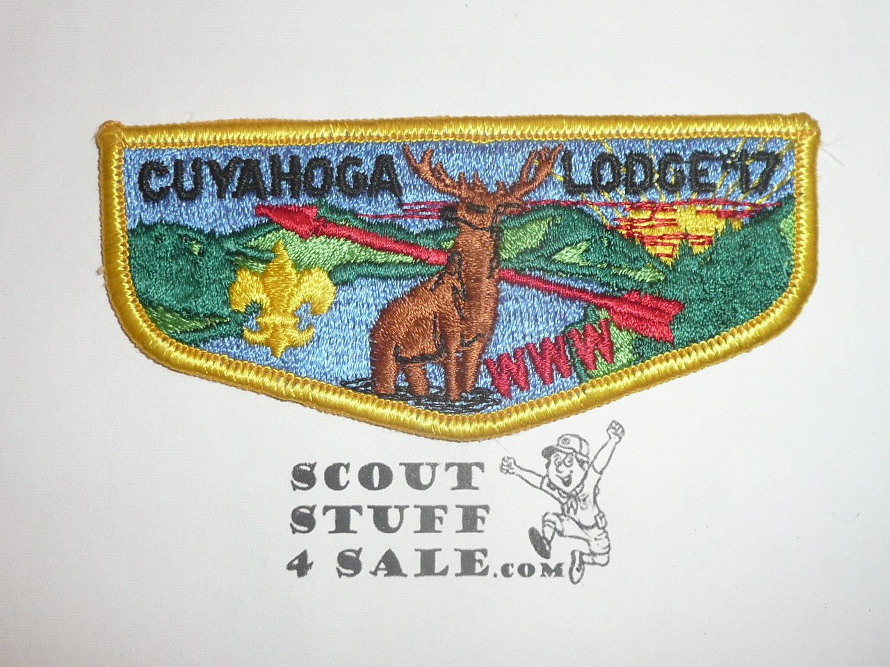 Order of the Arrow Lodge #17 Cuyahoga s16 Vigil Flap Patch