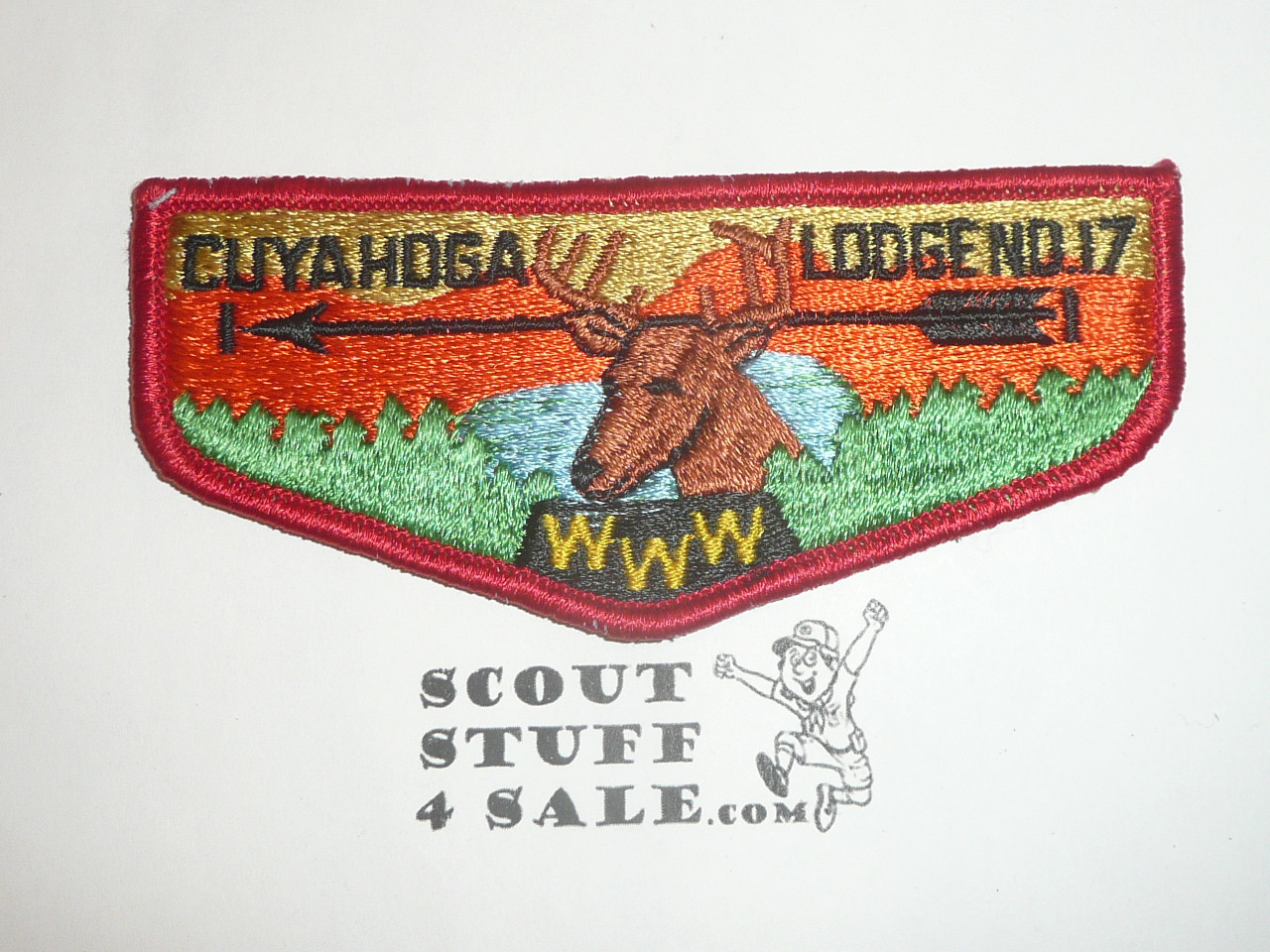 Order of the Arrow Lodge #17 Cuyahoga s4 Brotherhood Flap Patch