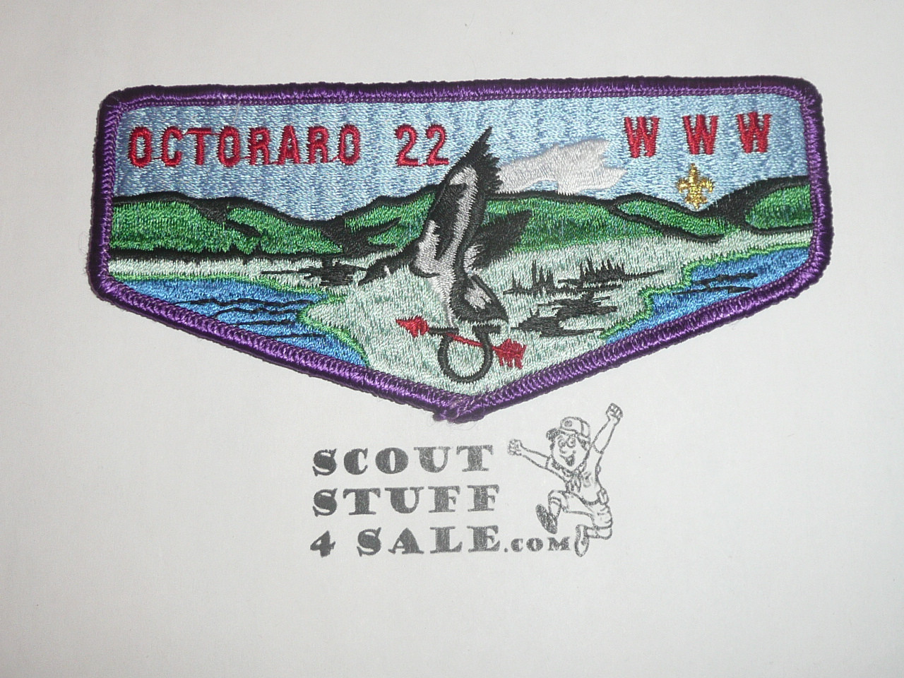 Order of the Arrow Lodge #22 Octoraro s110 Flap Patch - Boy Scout
