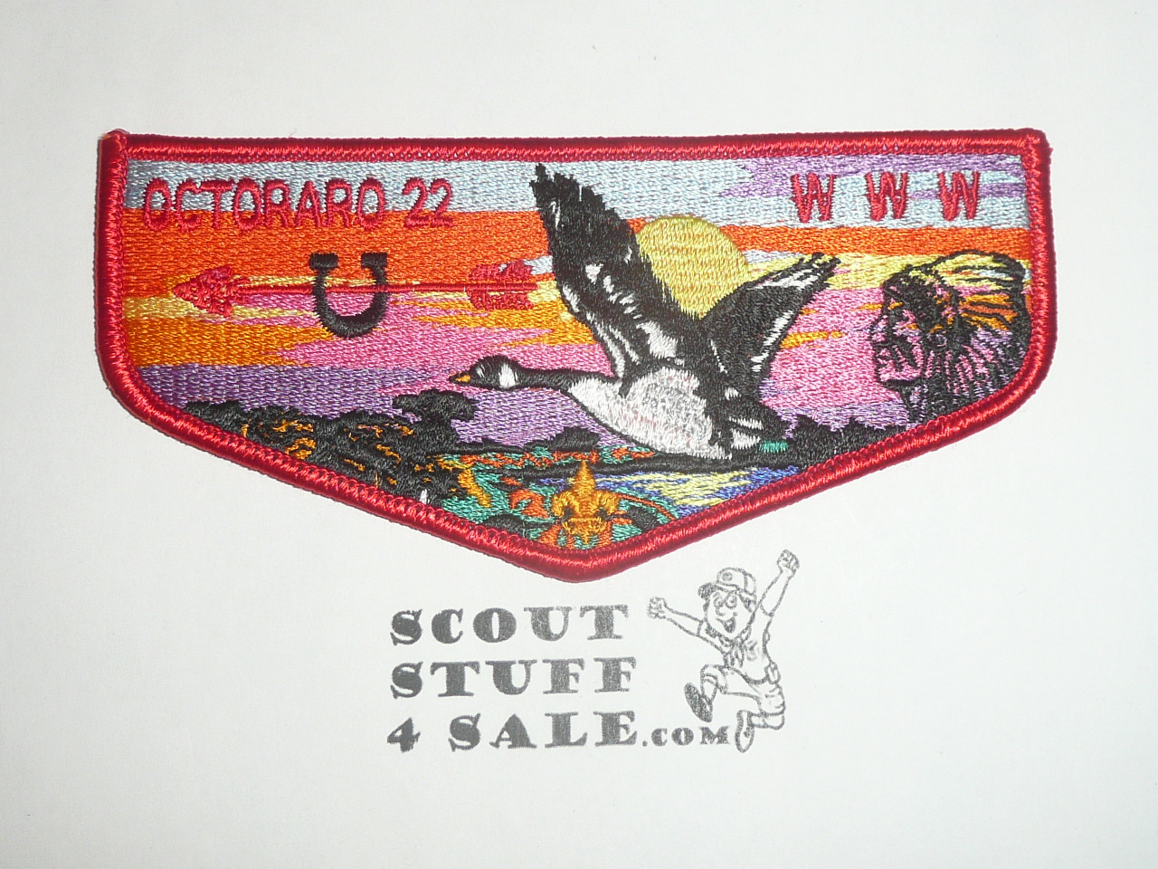 Order of the Arrow Lodge #22 Octoraro s120 Flap Patch - Boy Scout