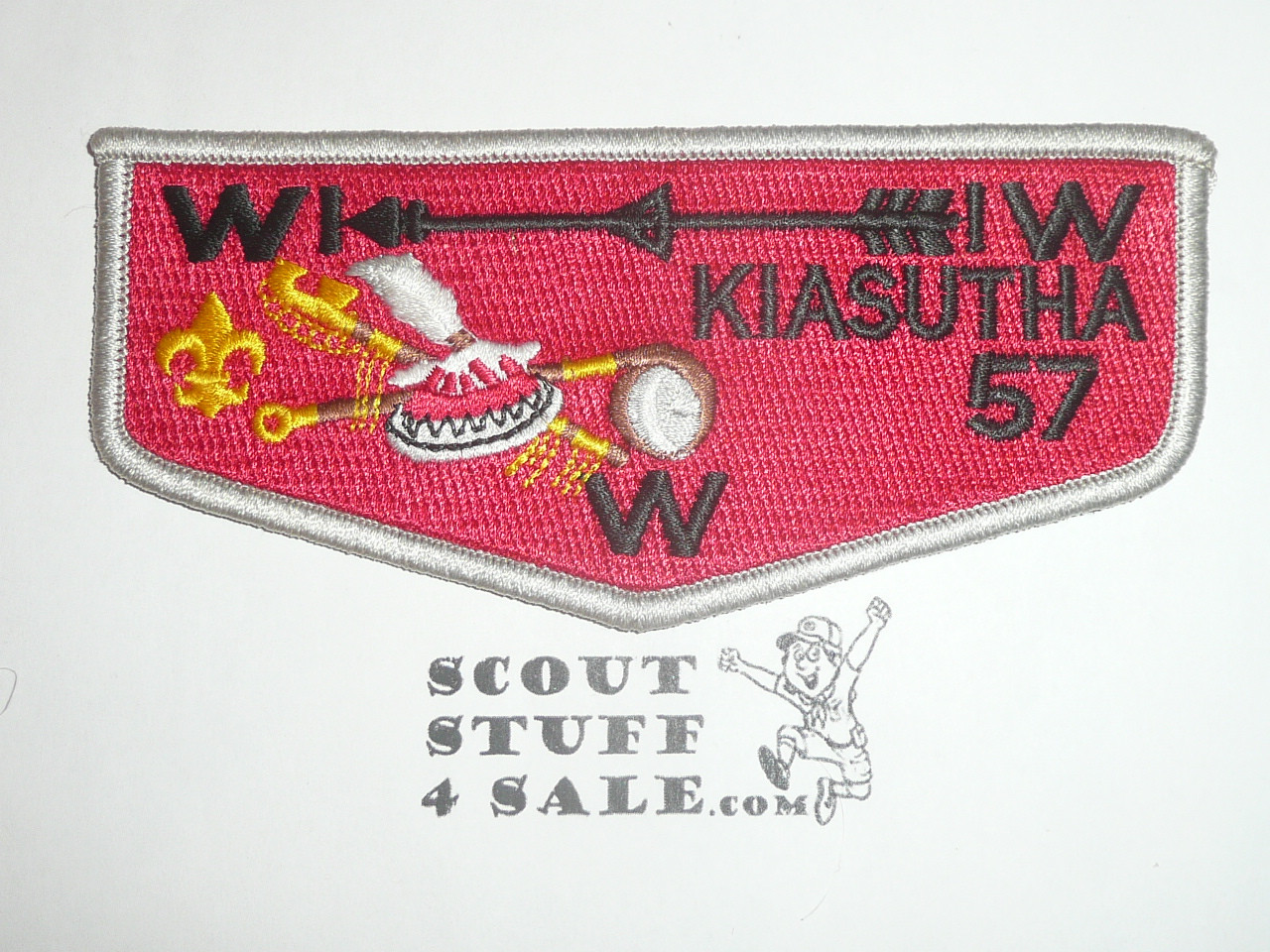 Order of the Arrow Lodge #57 Kiasutha s13 Vigil Flap Patch
