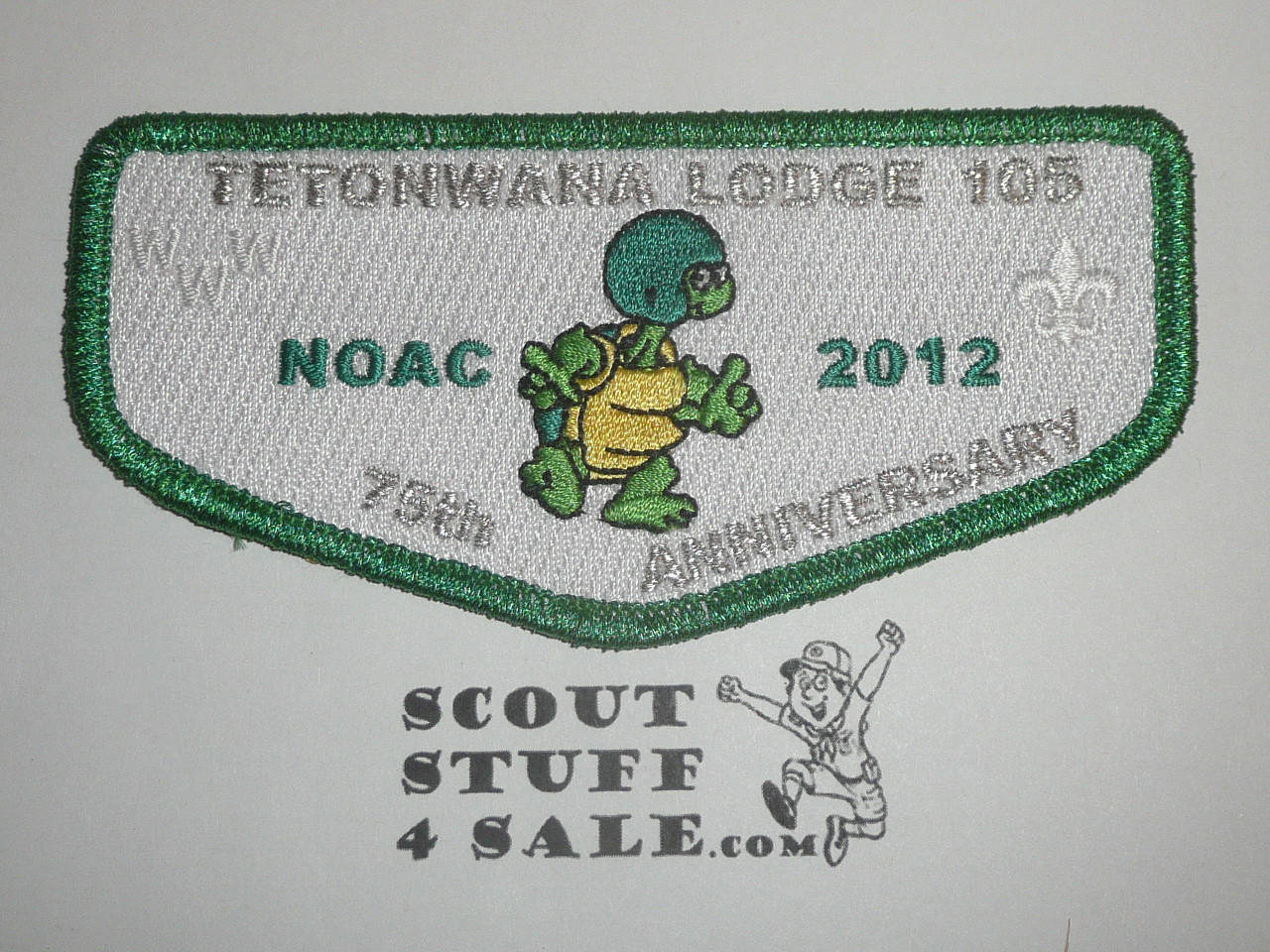 Order of the Arrow Lodge #105 Tetonwana 2012 NOAC Flap Patch