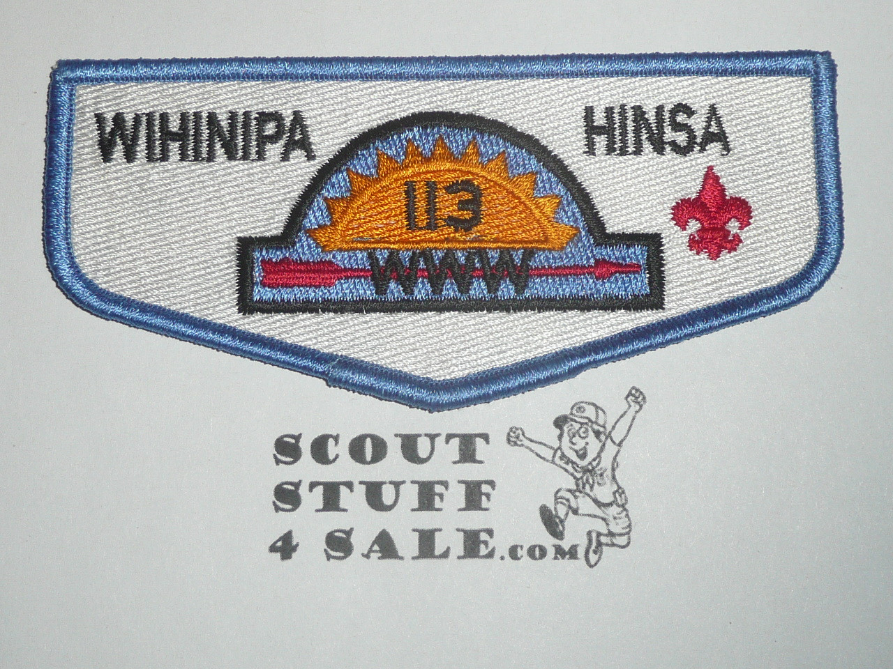 Order of the Arrow Lodge #113 Wihinipa Hinsa s47 Flap Patch