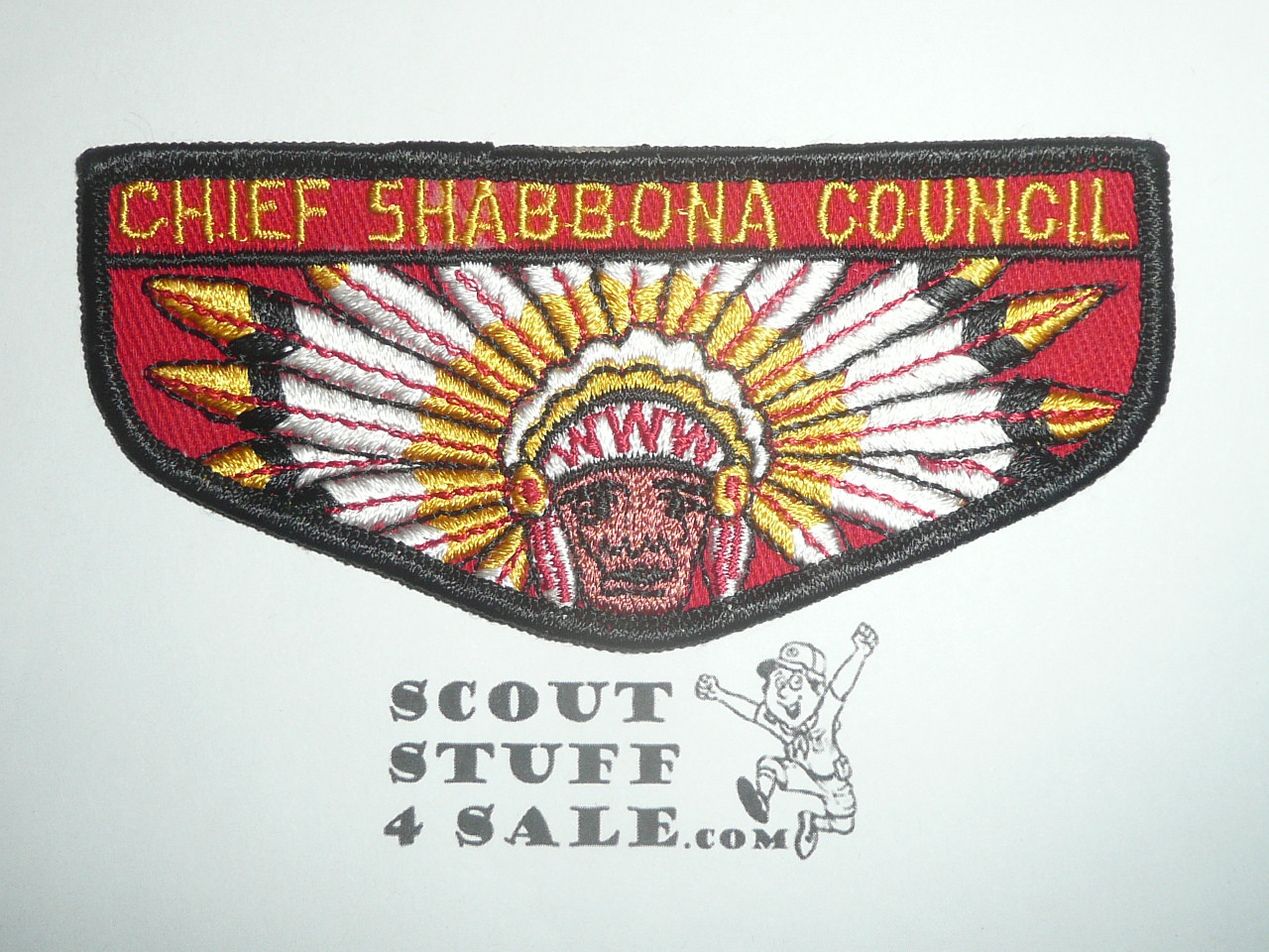 Order of the Arrow Lodge #120 Chief Shabbona f3 Flap Patch