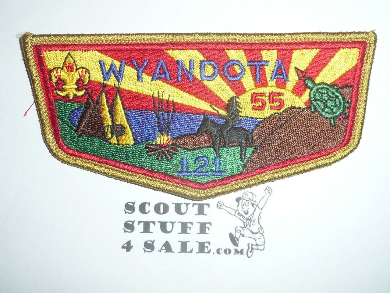 Order of the Arrow Lodge #121 Wyandota s9 Flap Patch