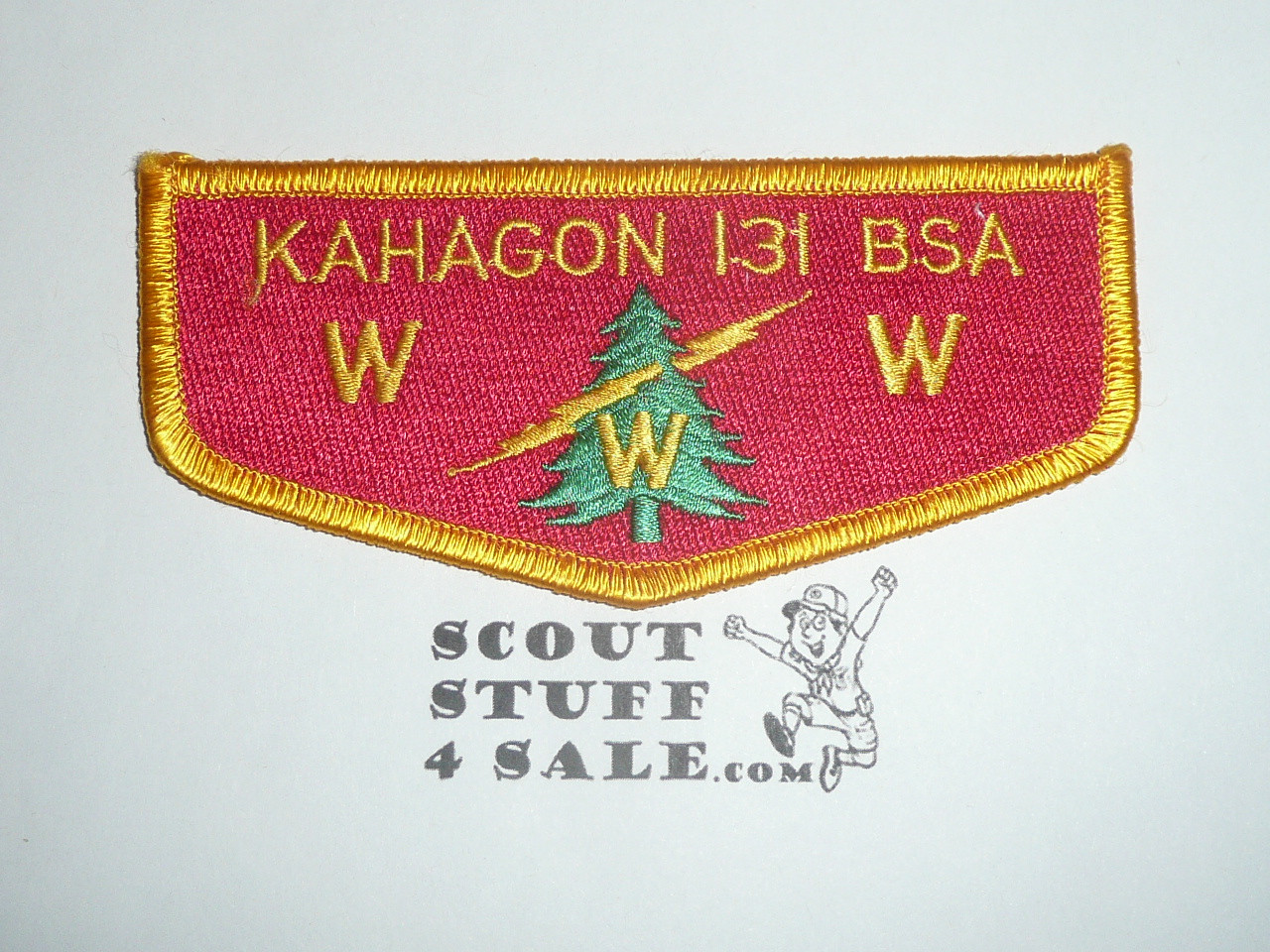 Order of the Arrow Lodge #131 Kahagon s4 Flap Patch