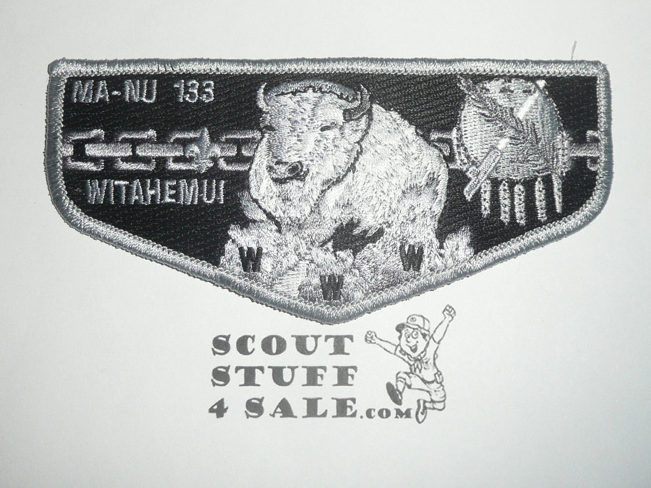 Order of the Arrow Lodge #133 Ma-Nu Flap Patch, Witahemui