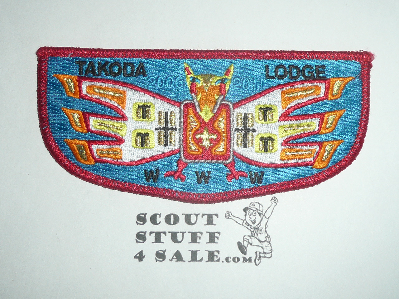 Order of the Arrow Lodge #146 Takoda 5th Anniversary Flap Patch