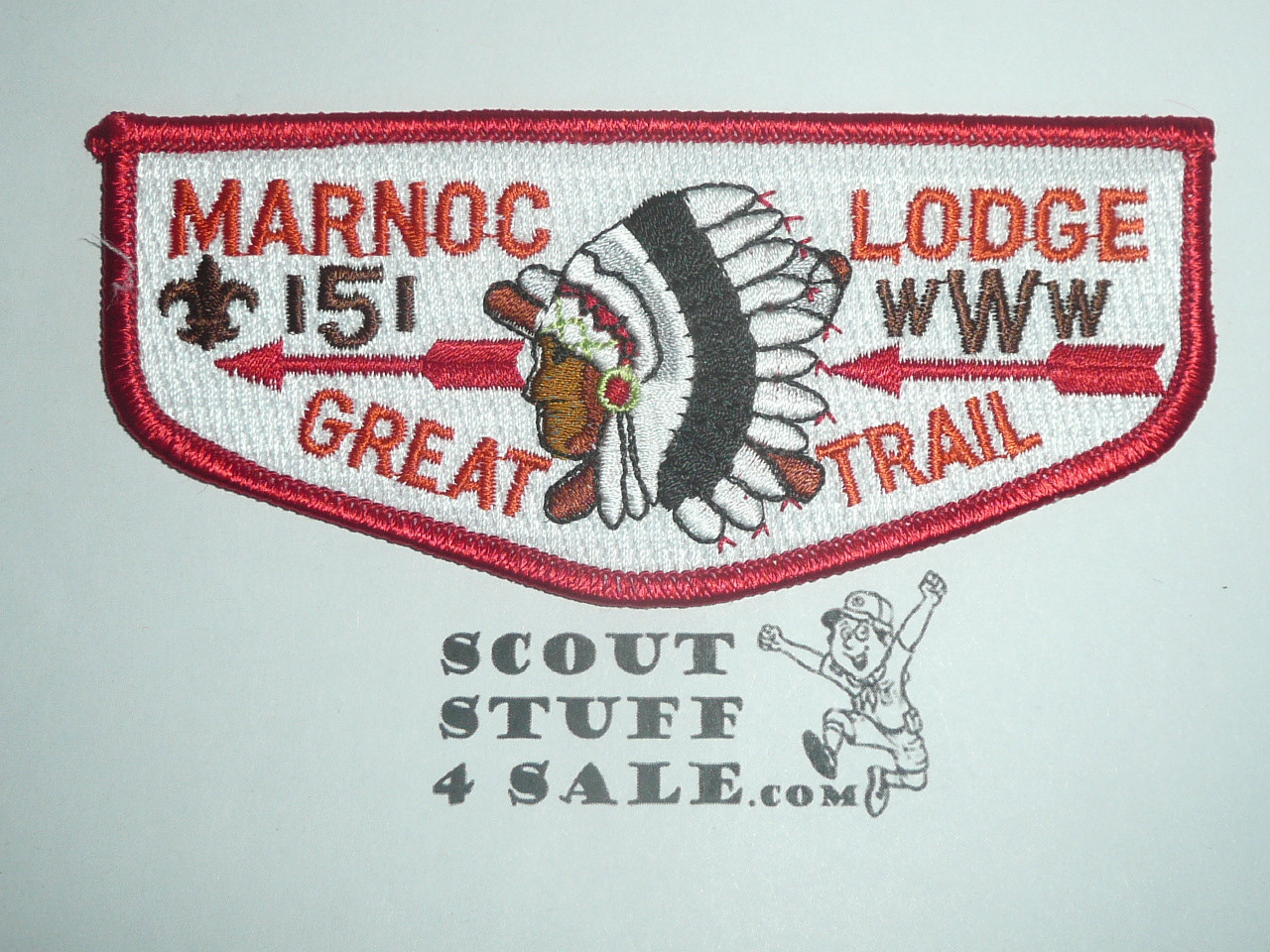 Order of the Arrow Lodge #151 Marnoc s44 Flap Patch