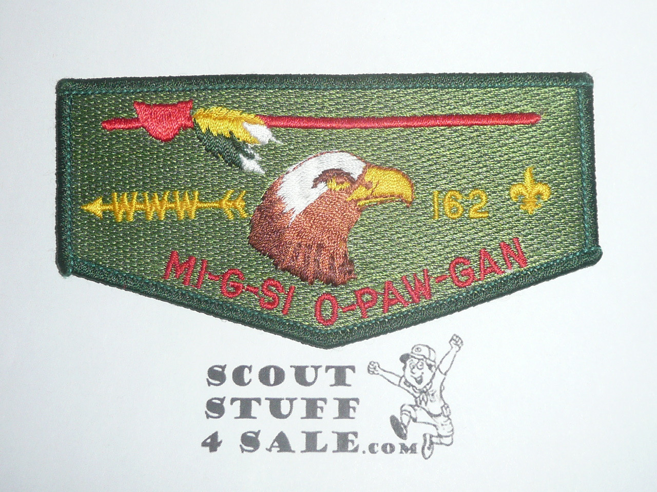 Order of the Arrow Lodge #162 Mi-Gi-Si O-Paw-Gan s26 Flap Patch