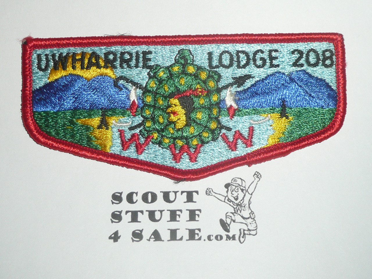 Order of the Arrow Lodge #208 Uwharrie s3 Flap Patch