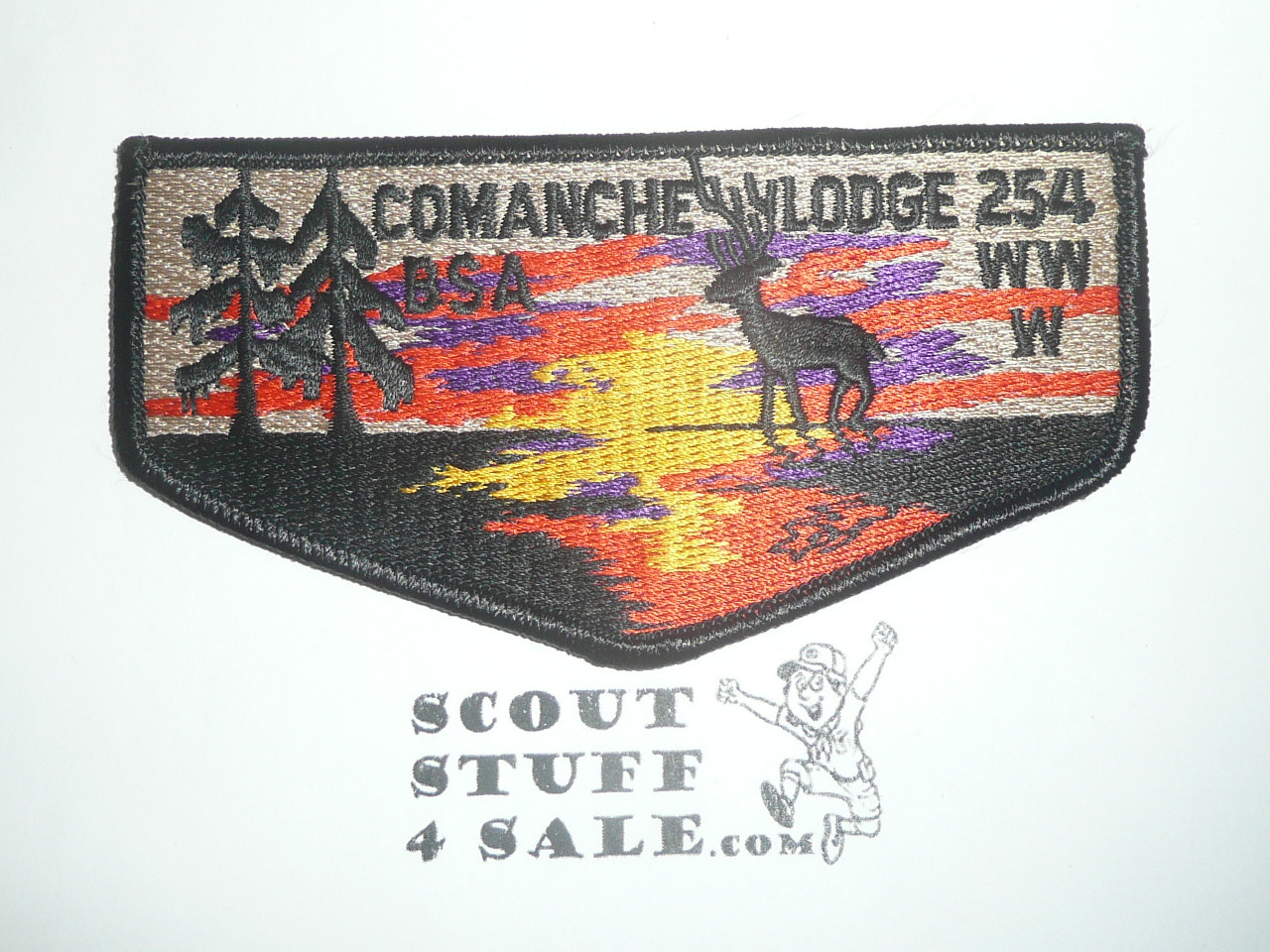 Order of the Arrow Lodge #254 Comanche s13 Anniversary Flap Patch