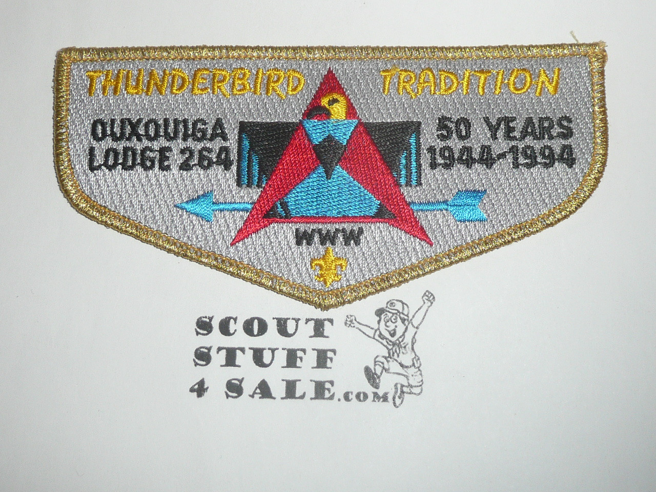 Order of the Arrow Lodge #264 Ouxouiga s31 50th Anniversary Flap Patch