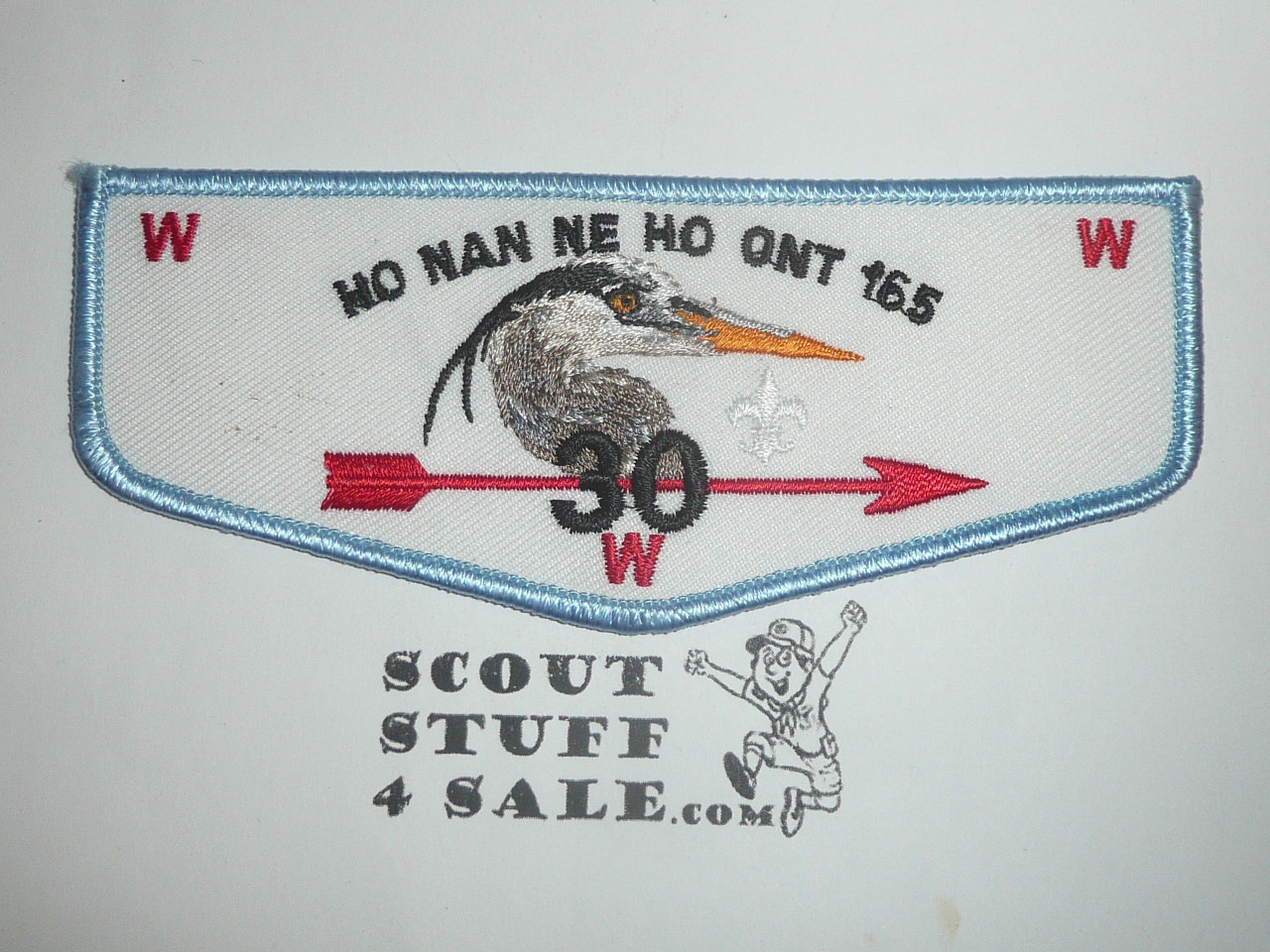 Order of the Arrow Lodge #165 Ho-Nan-Ne-Ho-Ont f1 30th Anniversary Flap Patch