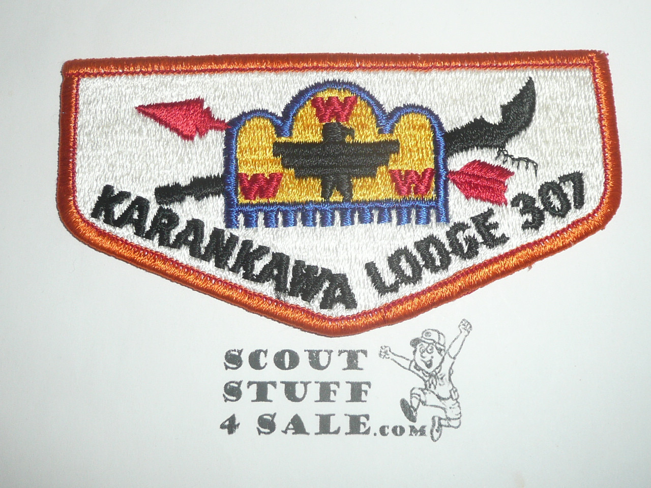 Order of the Arrow Lodge #307 Karankawa s27 Flap Patch