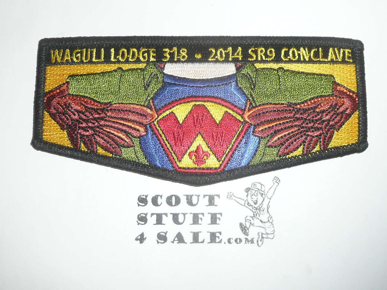 Order of the Arrow Lodge #318 Waguli 2014 SR9 Conclave Flap Patch