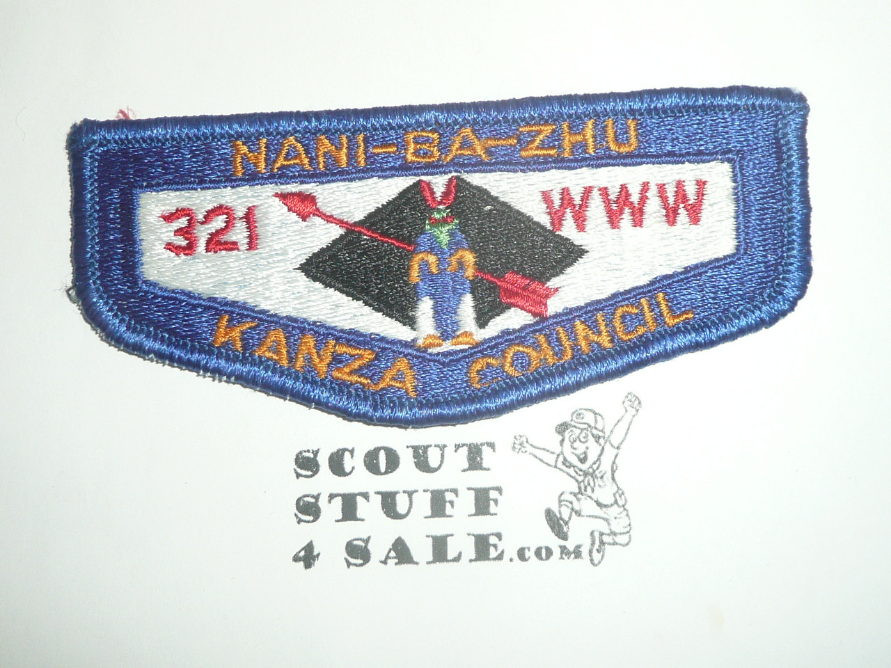 Order of the Arrow Lodge #321 Nani-Ba-Zhu s4 Flap Patch