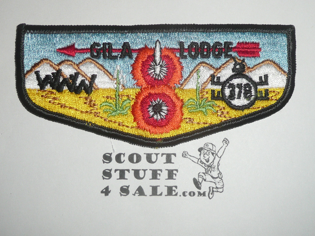 Order of the Arrow Lodge #378 Gila s8 Flap Patch