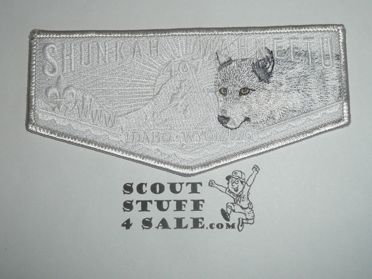 Order of the Arrow Lodge #407 Shunkah Mahneetu Ghost Flap Patch - Boy Scout
