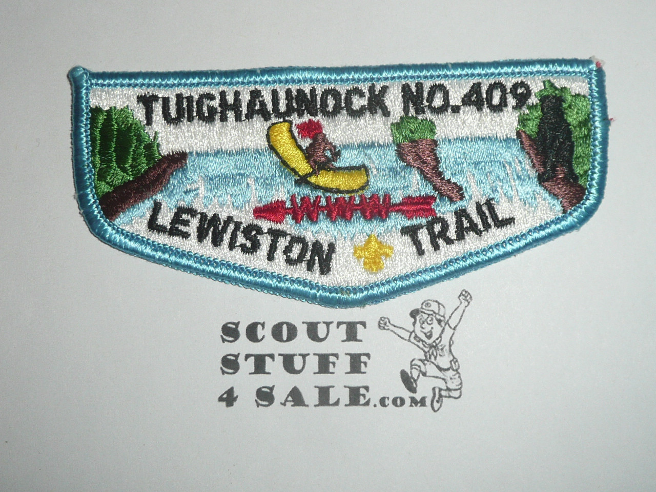 Order of the Arrow Lodge #409 Tuighaunock s5 Flap Patch