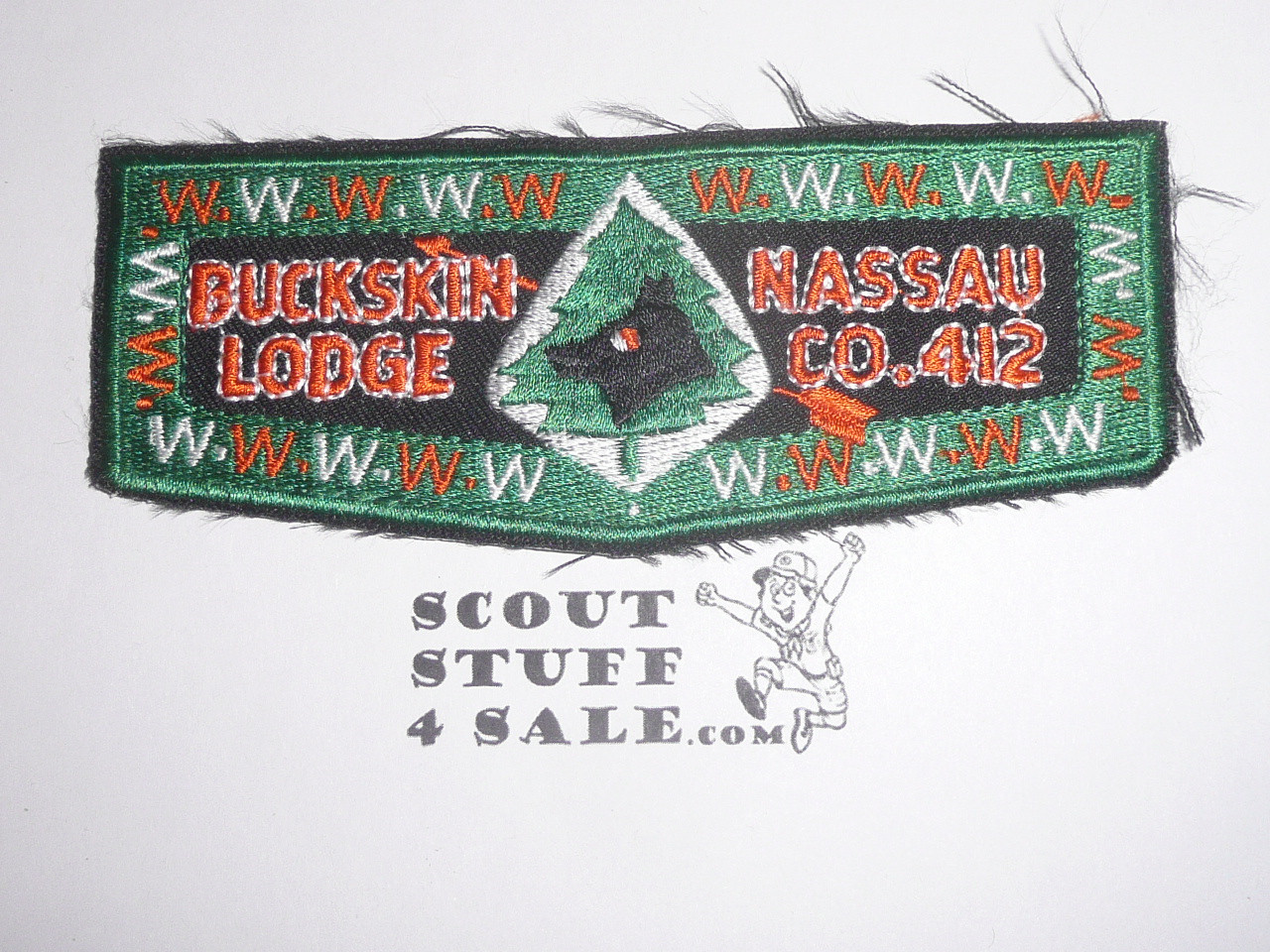 Order of the Arrow Lodge #412 Buckskin zf1 Flap Patch - Boy Scout