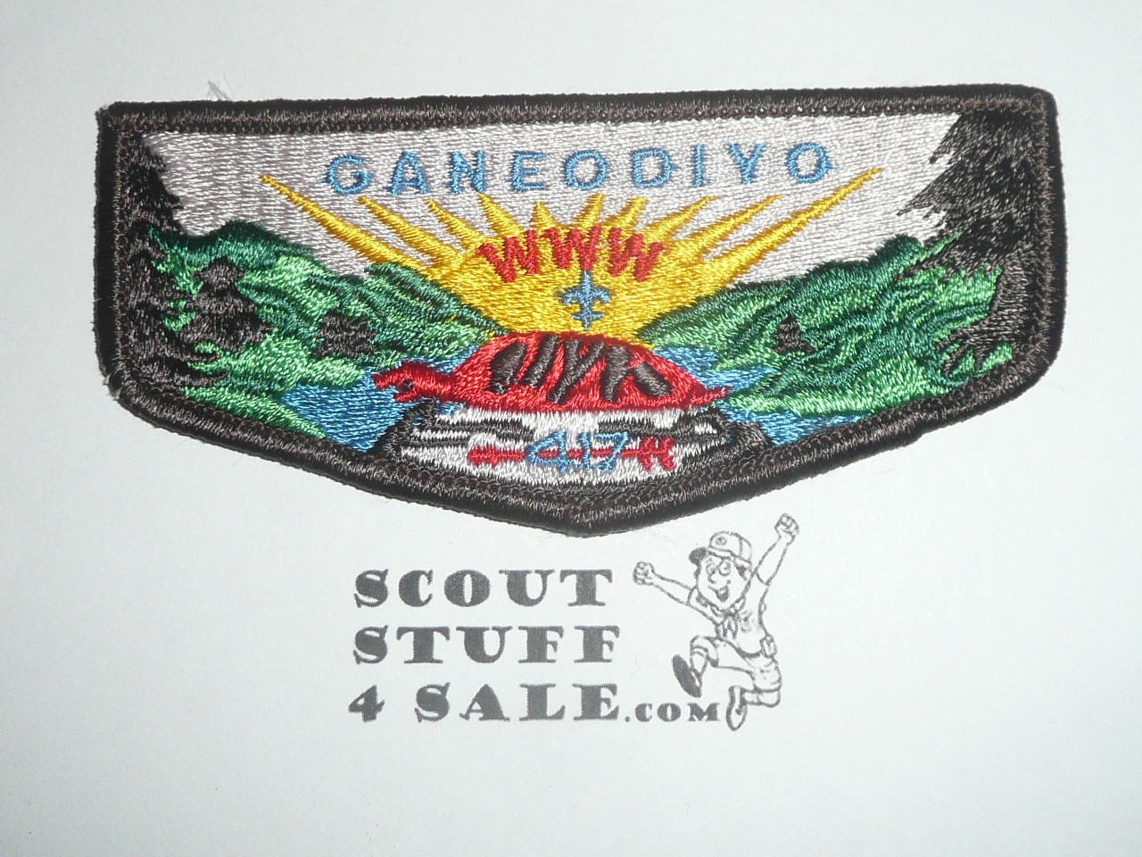 Order of the Arrow Lodge #417 Ganeodiyo s2 Flap Patch - Boy Scout