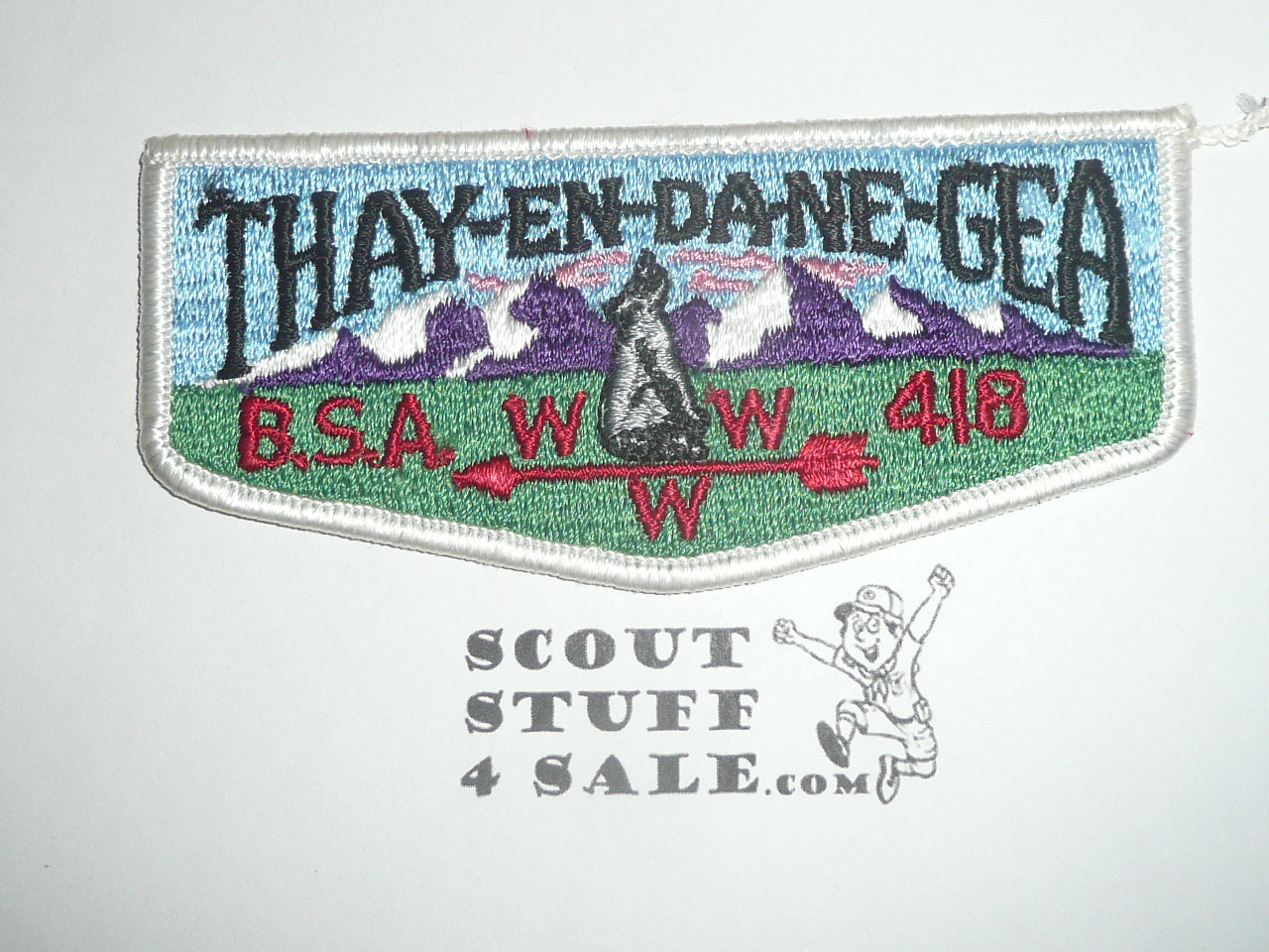 Order of the Arrow Lodge #418 Thay-En-Da-Ne-Gea s5 Flap Patch