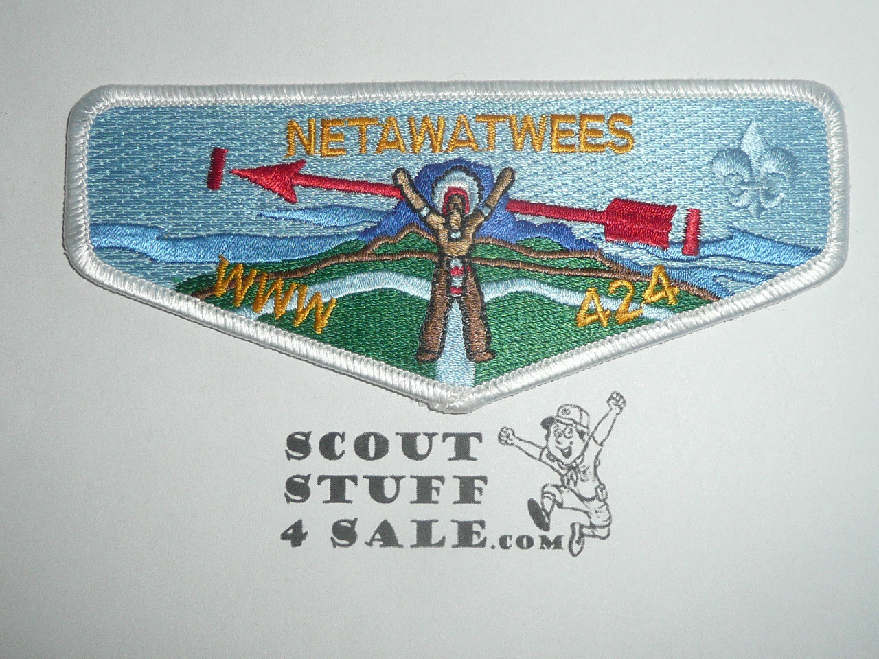 Order of the Arrow Lodge #424 Netawatwees s28 Flap Patch