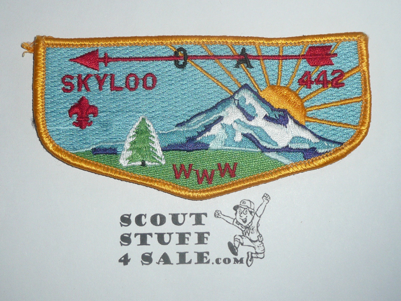 Order of the Arrow Lodge #442 Skyloo s21a Flap Patch