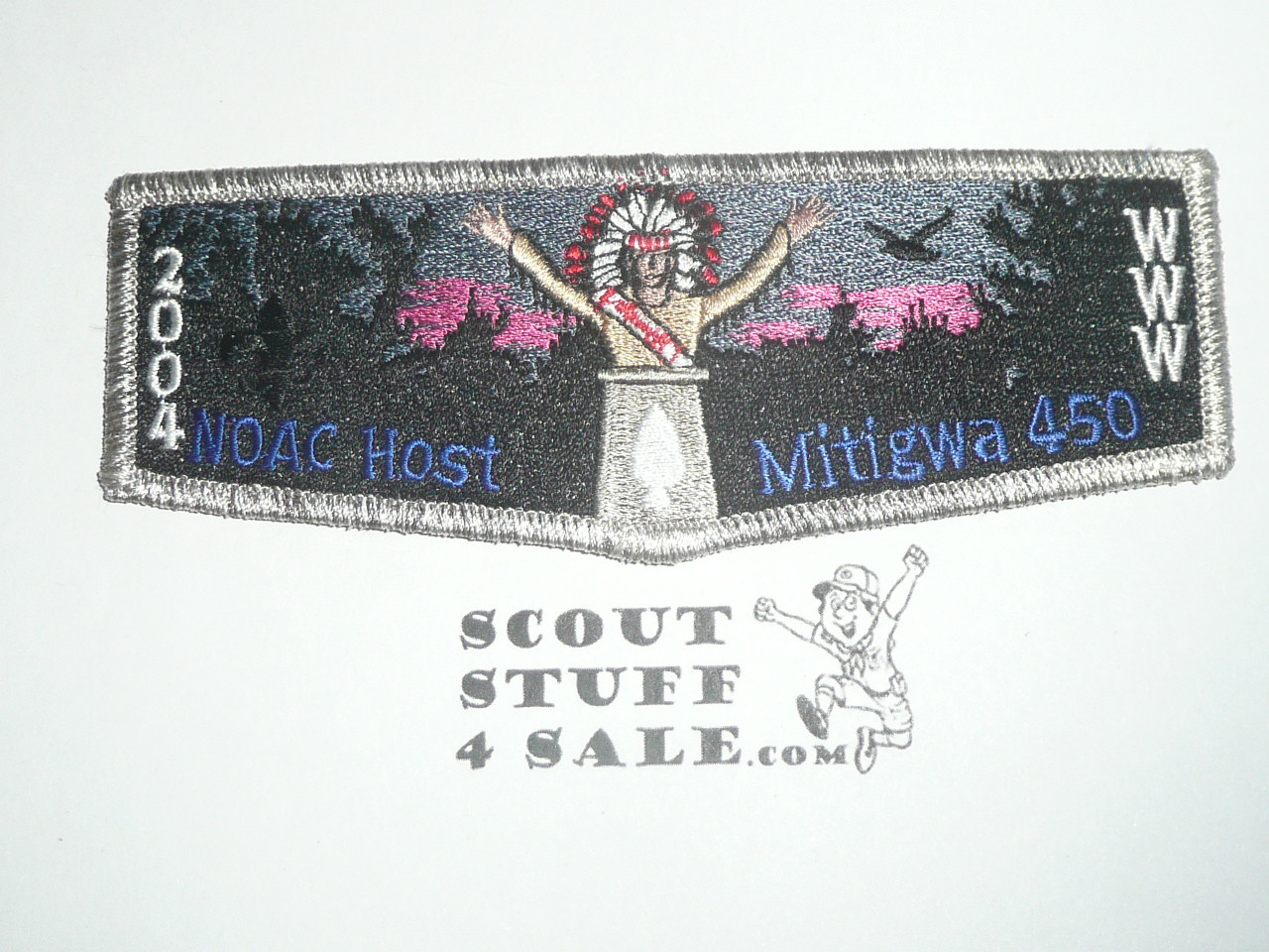 Order of the Arrow Lodge #450 Mitigwa s22 2004 NOAC Host Flap Patch