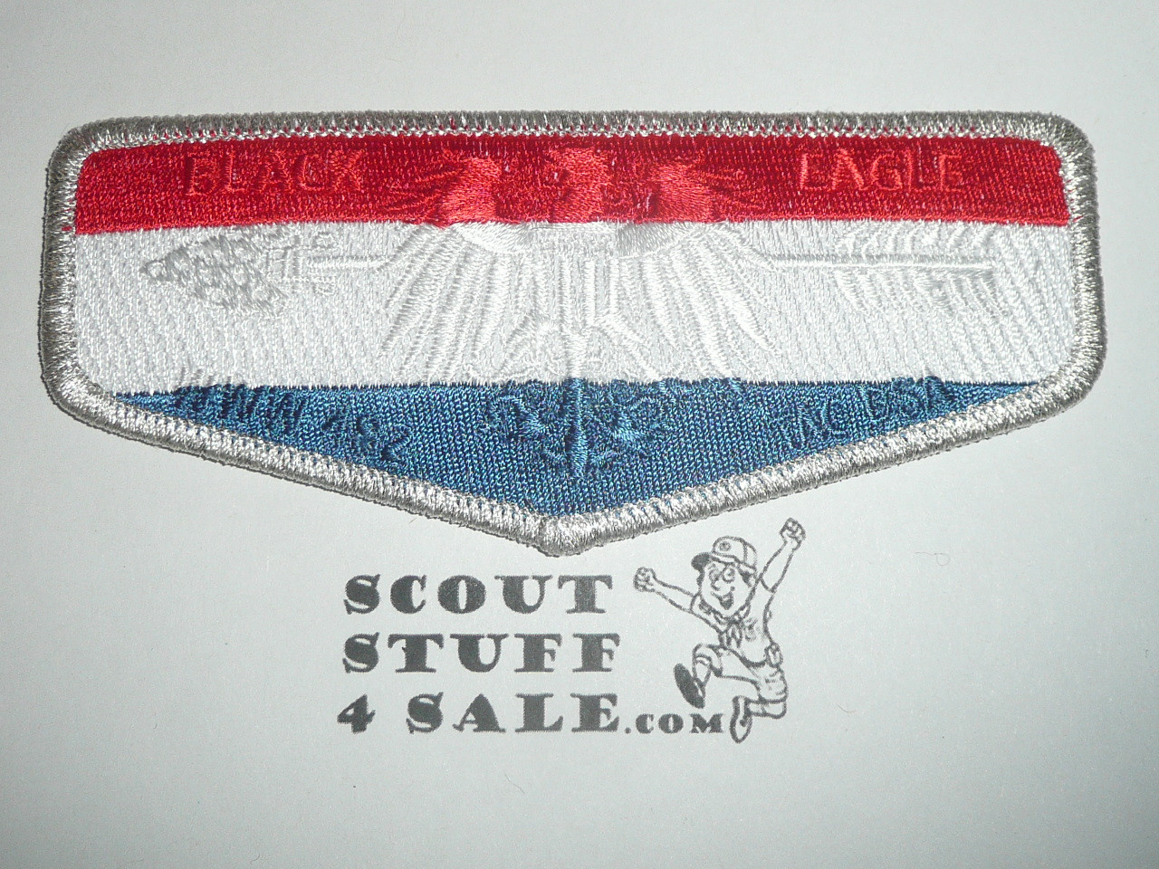 Order of the Arrow Lodge #482 Black Eagle s179 Netherlands Country Flap Patch