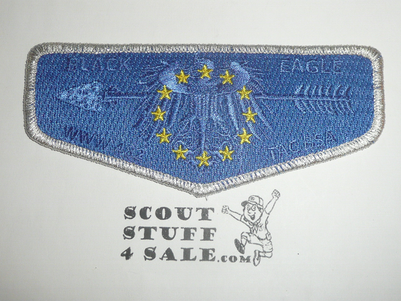 Order of the Arrow Lodge #482 Black Eagle s188 European Union Countries Flap Patch