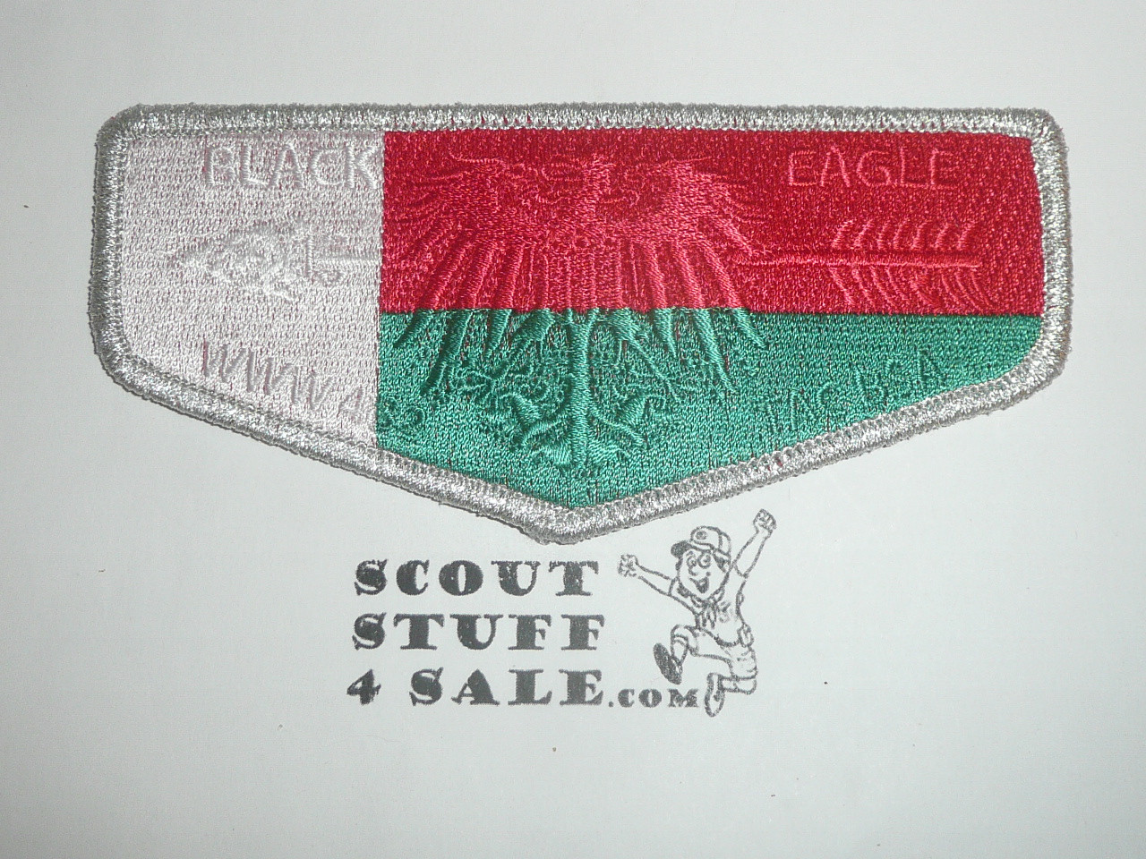 Order of the Arrow Lodge #482 Black Eagle s205 Madagascar Country Flap Patch