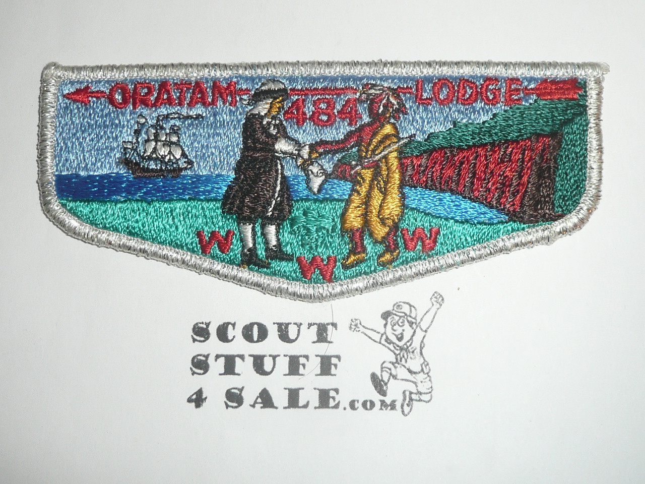 Order of the Arrow Lodge #484 Oratam s10 Flap Patch